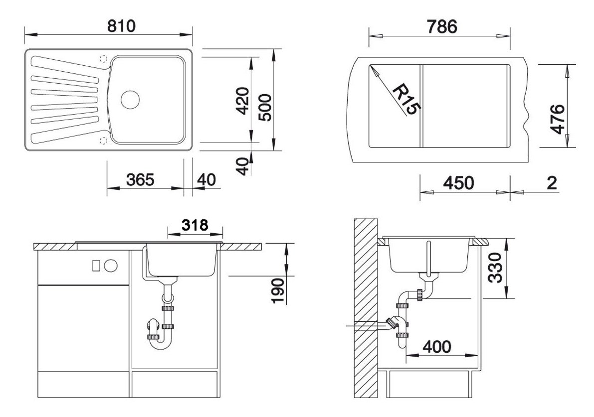 Кухонная мойка Blanco Nova 5S в Минске и в Белоруссии от магазина Ammina